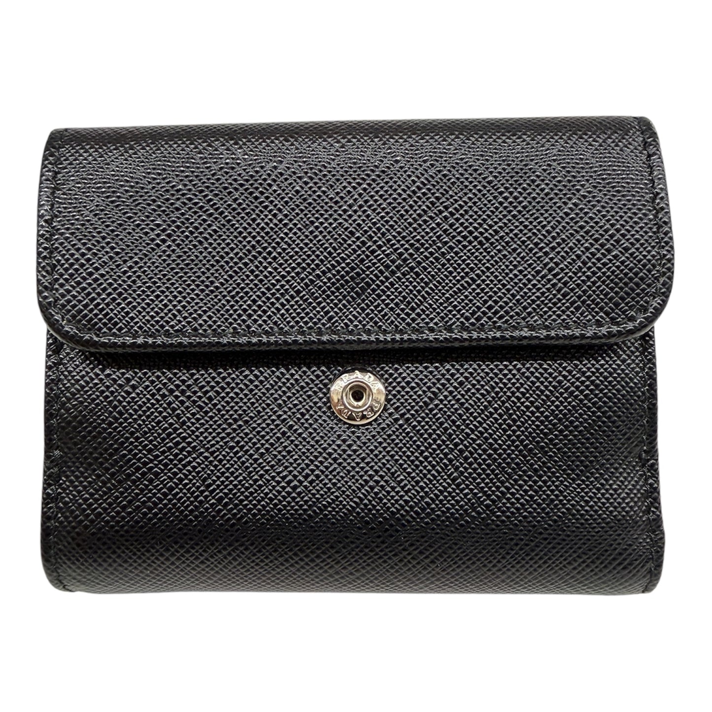 PRADA Wallet 1MH043 Black With Box