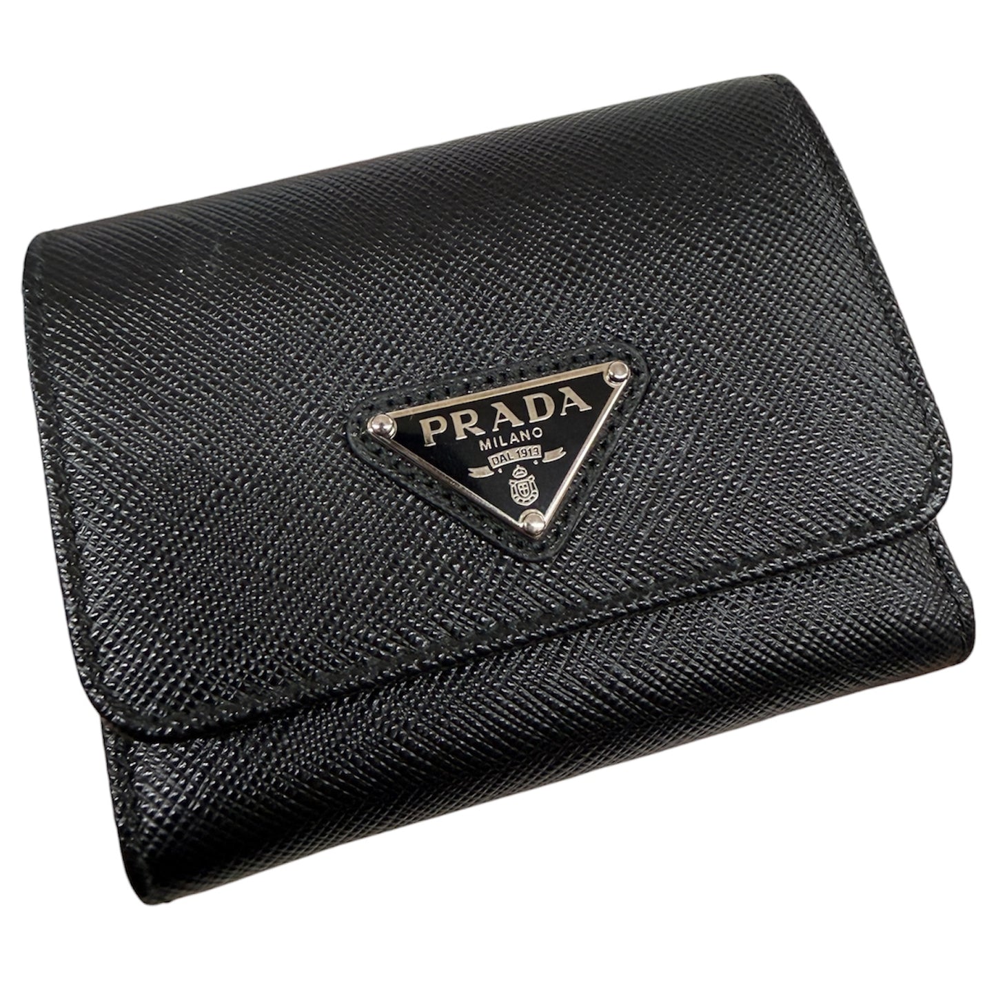 PRADA Wallet 1MH043 Black With Box