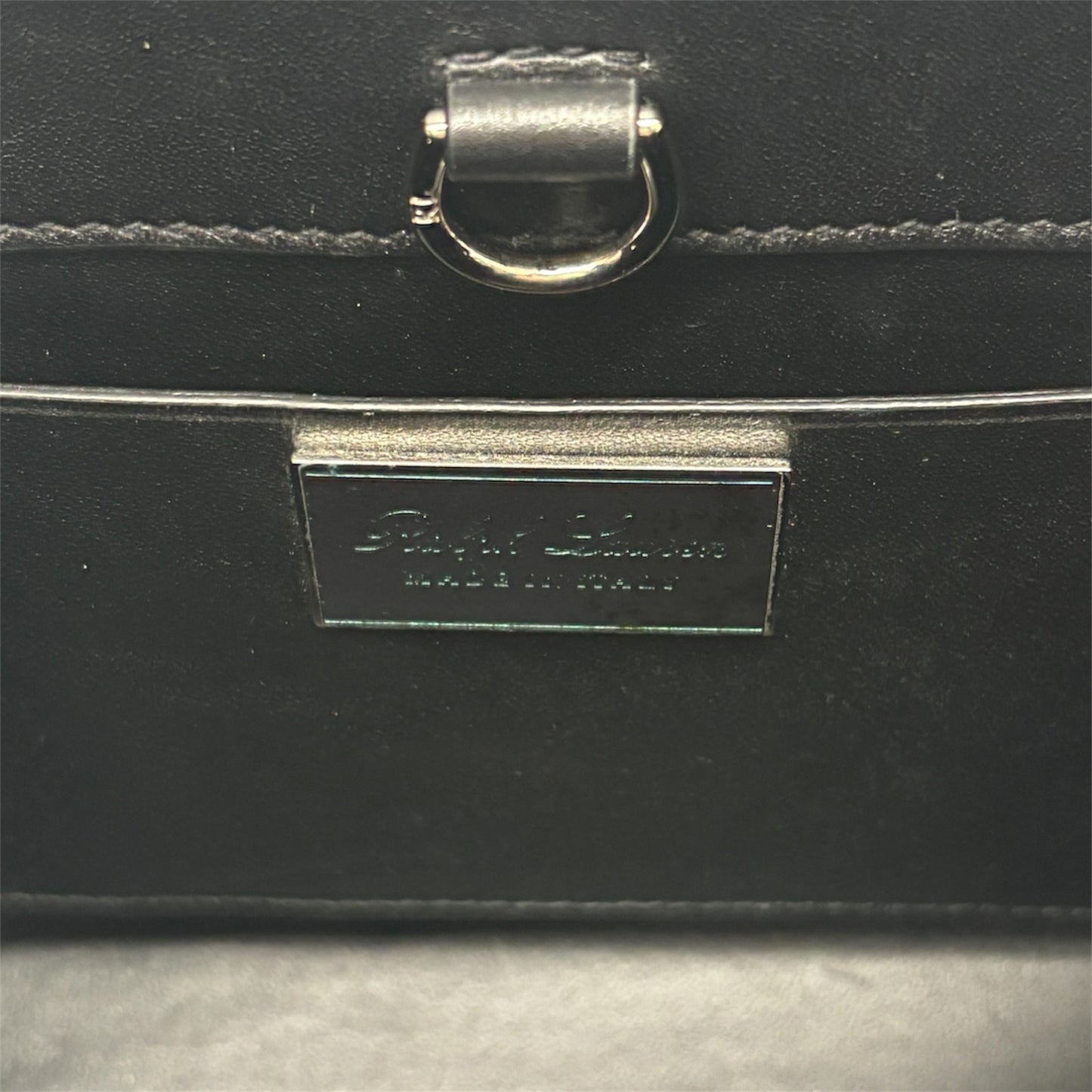 RALPH LAUREN Shoulder Bag Black&White