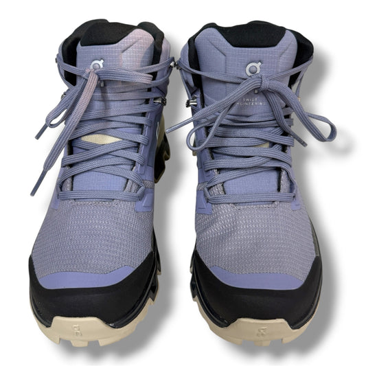On Walking Boots Size 38 Purple Cloudrock 2 Waterproof Lady's