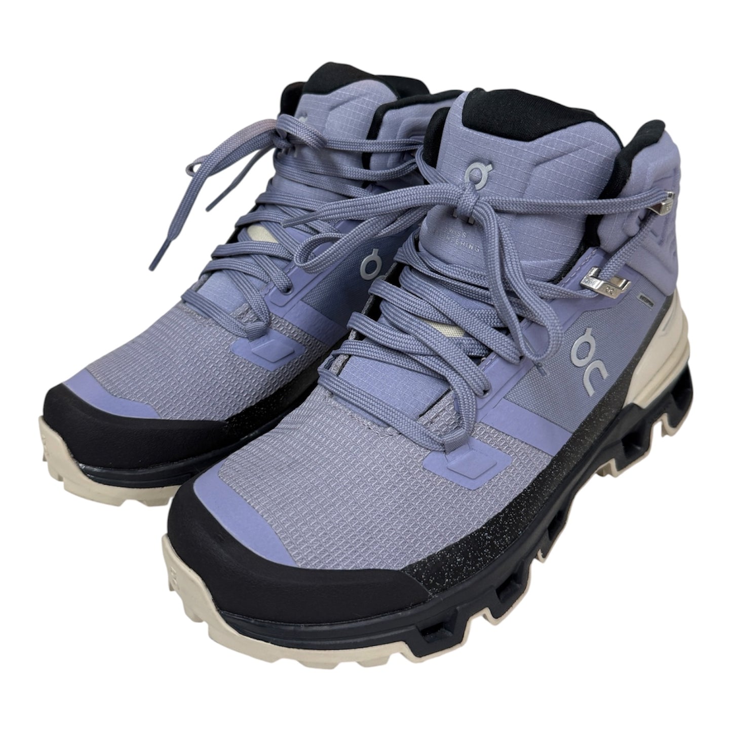 On Walking Boots Size 38 Purple Cloudrock 2 Waterproof Lady's