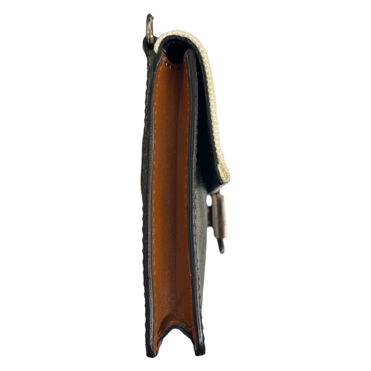 FENDI Shoulder Bag 7M0295 Brown/Ivory AFSC 218-0059