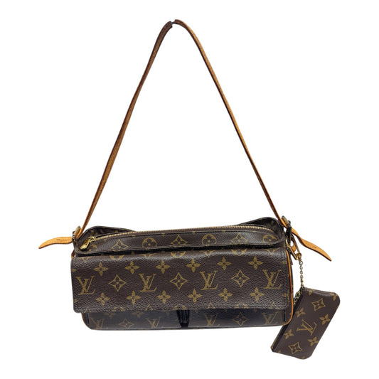 LOUIS VUITTON Shoulder Bag Monogram M51164 Brown SD0025 Strap Damage
