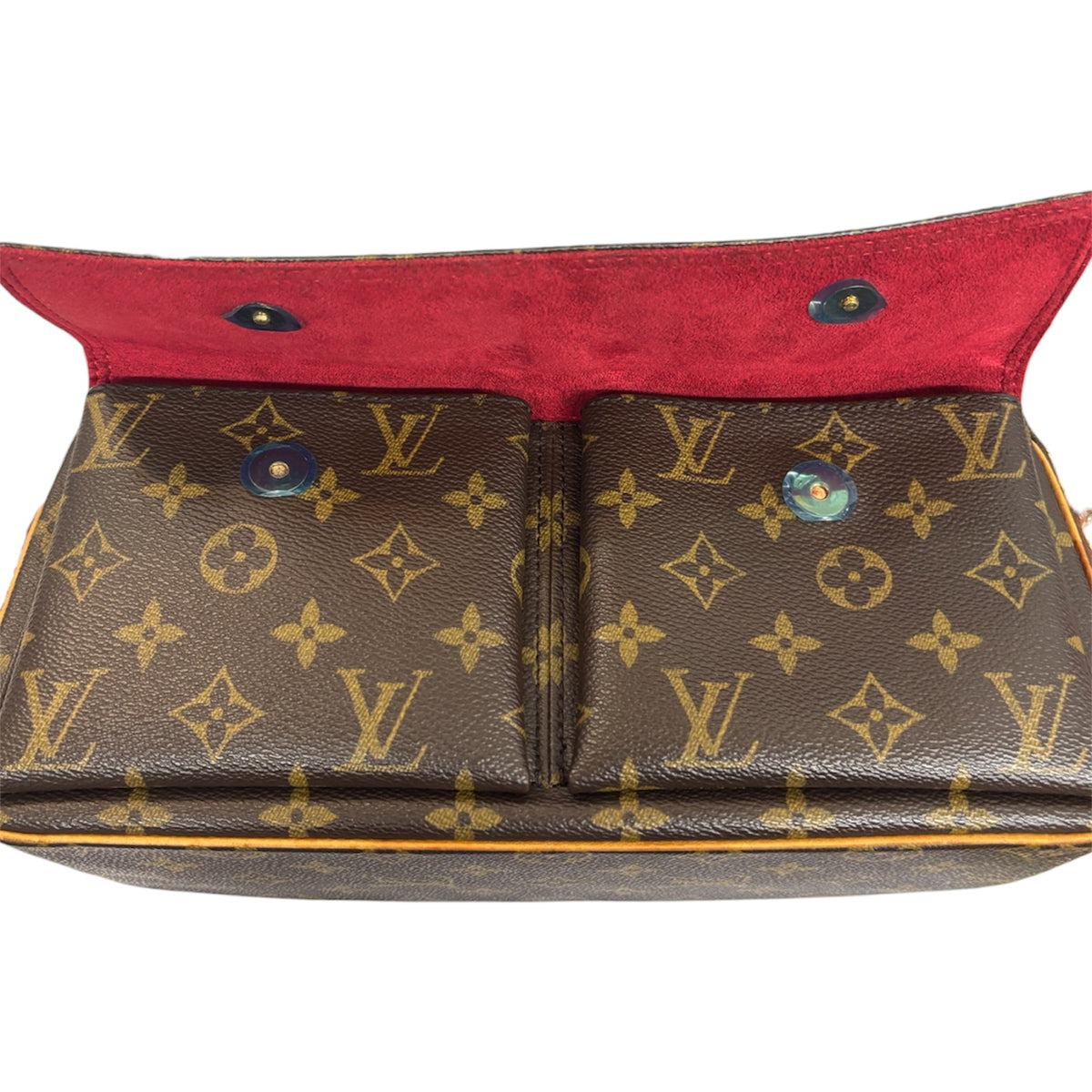 LOUIS VUITTON Shoulder Bag Monogram M51164 Brown SD0025 Strap Damage
