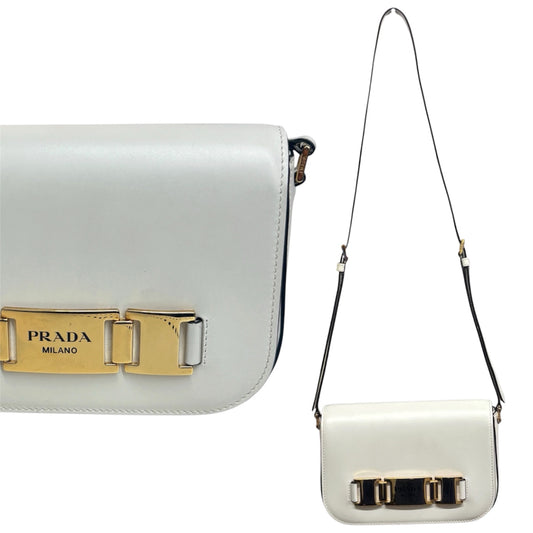 PRADA Shoulder Bag 1BD244 White
