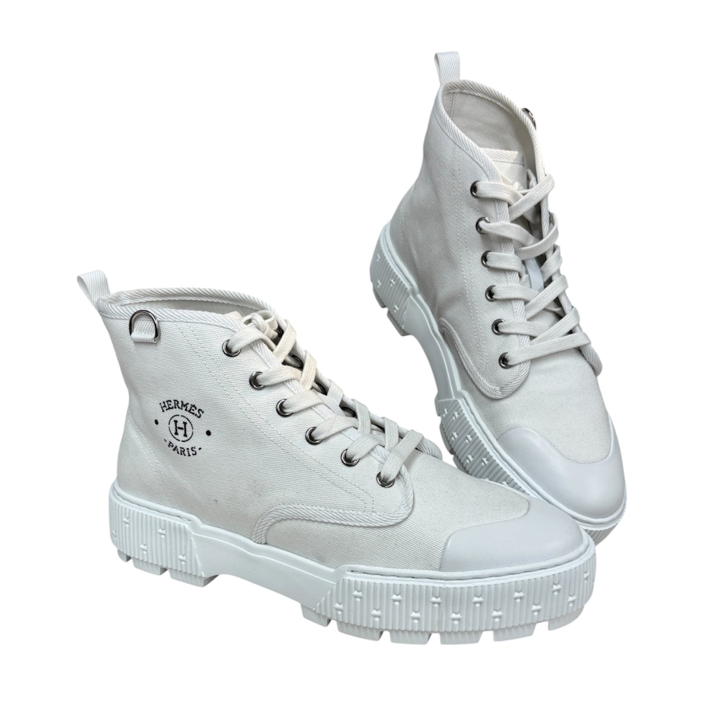HERMES Sneakers Size39 RG241177Z Unisex White