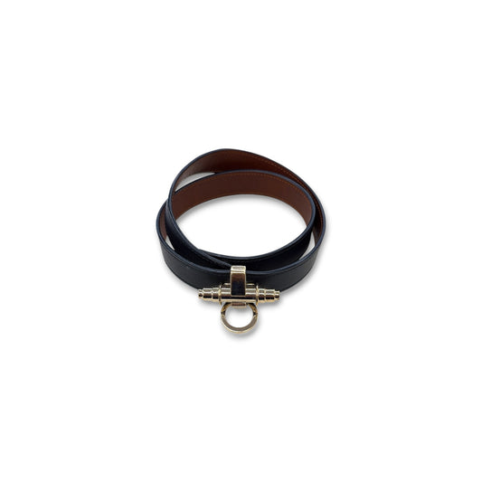 GIVENCHY Bracelet Black and Gold Obsedia Rank (B)