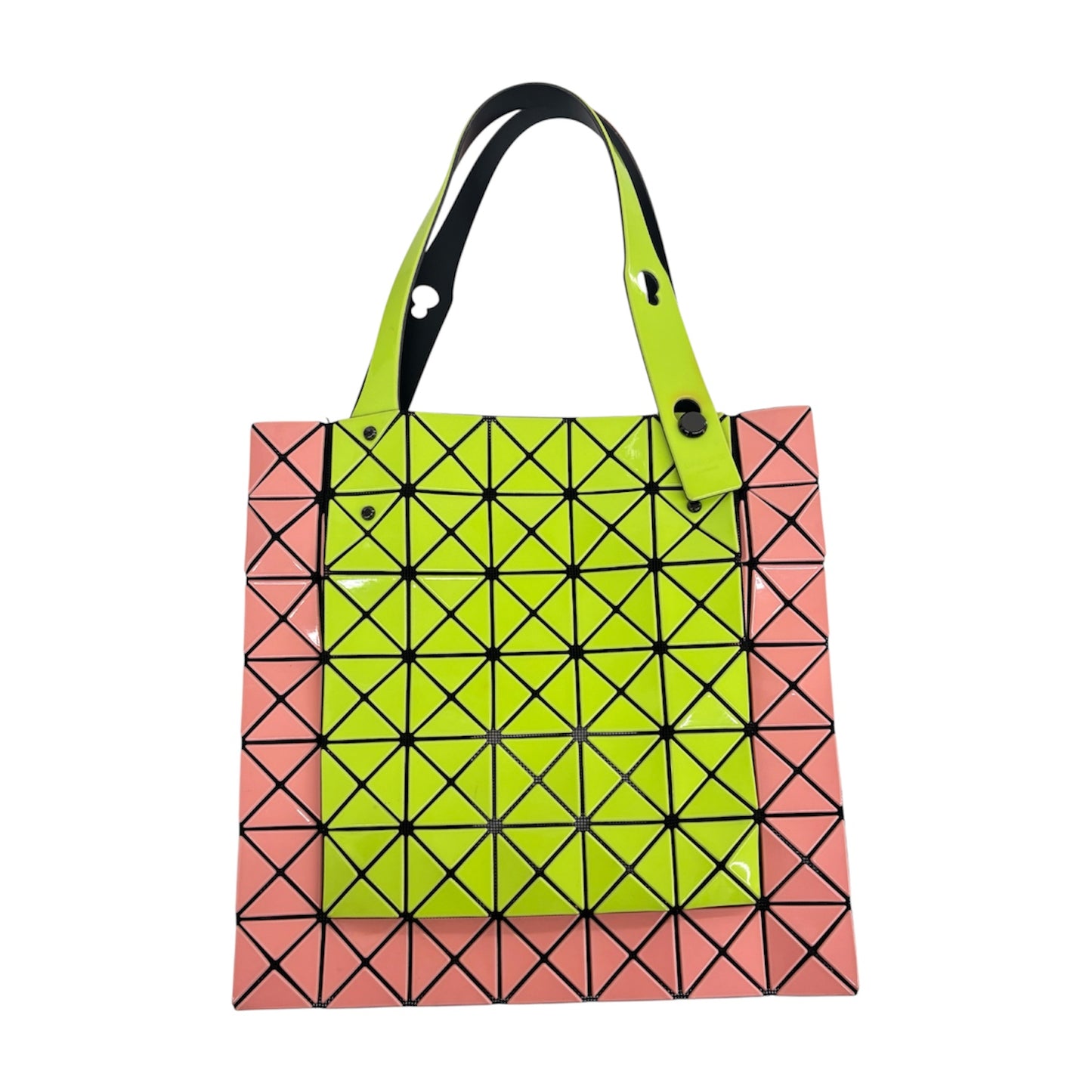 ISSEY MIYAKE Tote Bag BB31AG527 Pink And Green Stain BAO BAO