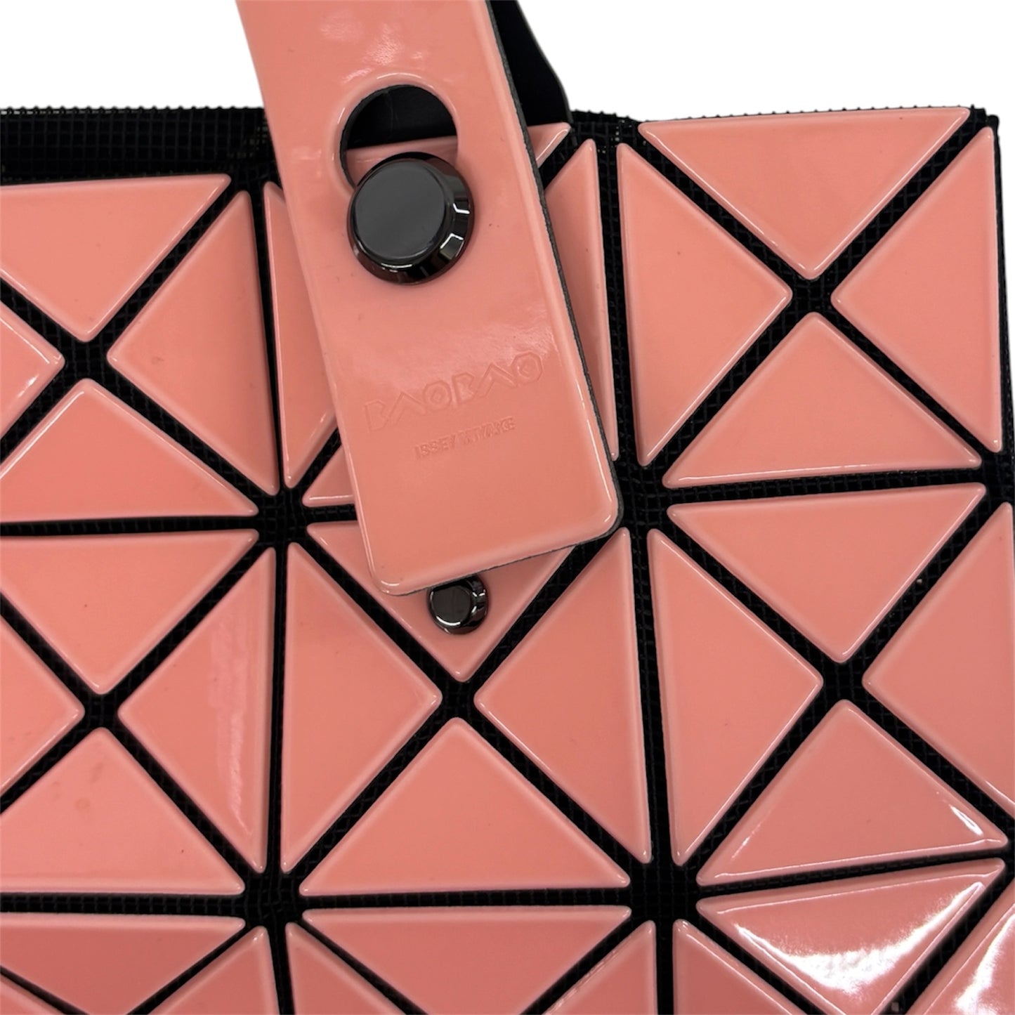 ISSEY MIYAKE Tote Bag BB31AG527 Pink And Green Stain BAO BAO