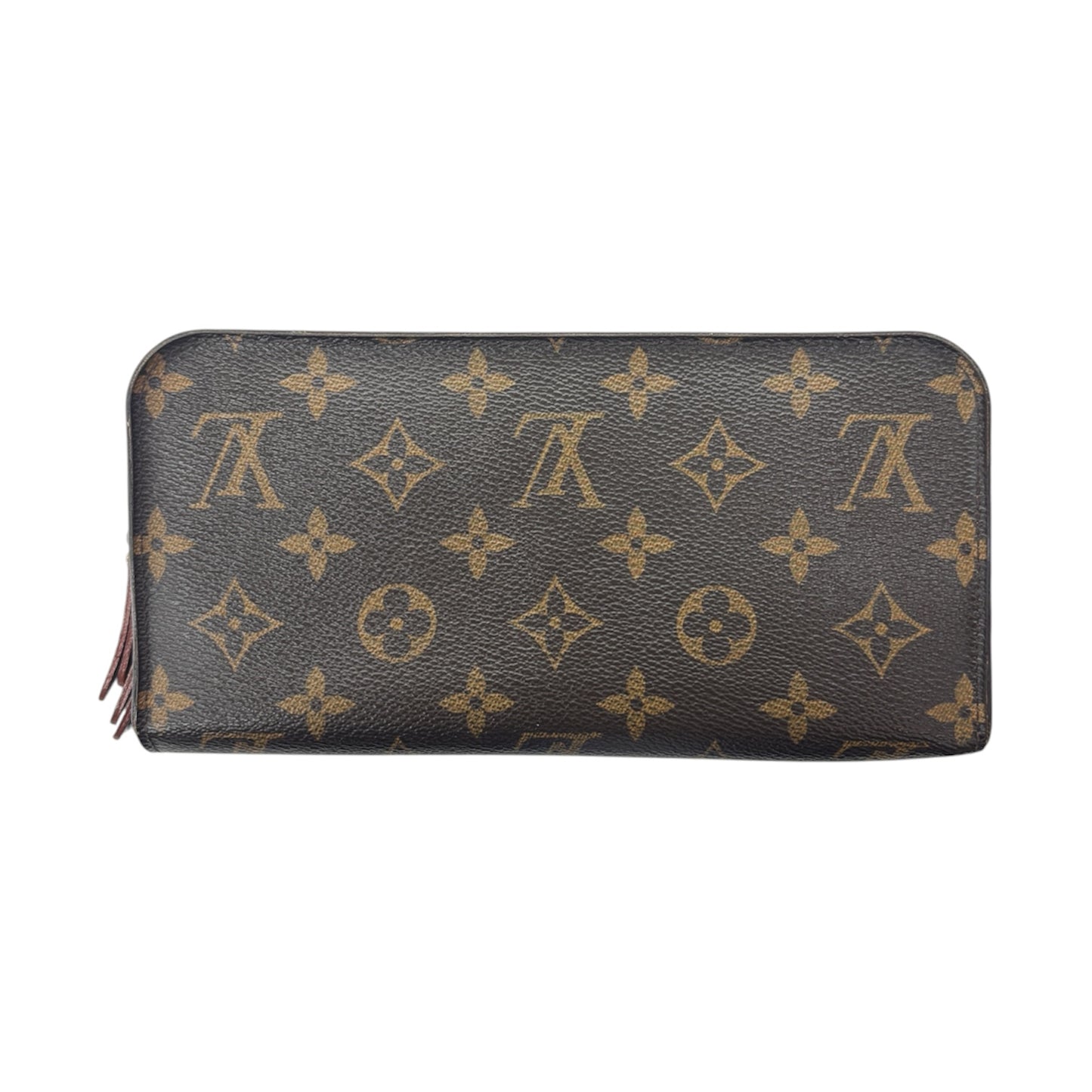 LOUIS VUITTON Long Wallet Monogram M60042 Brown Damage