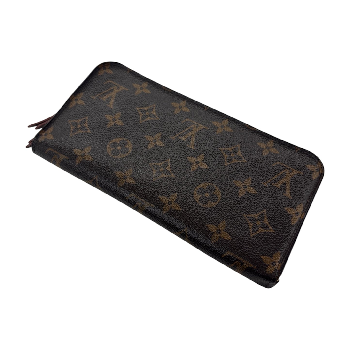 LOUIS VUITTON Long Wallet Monogram M60042 Brown Damage