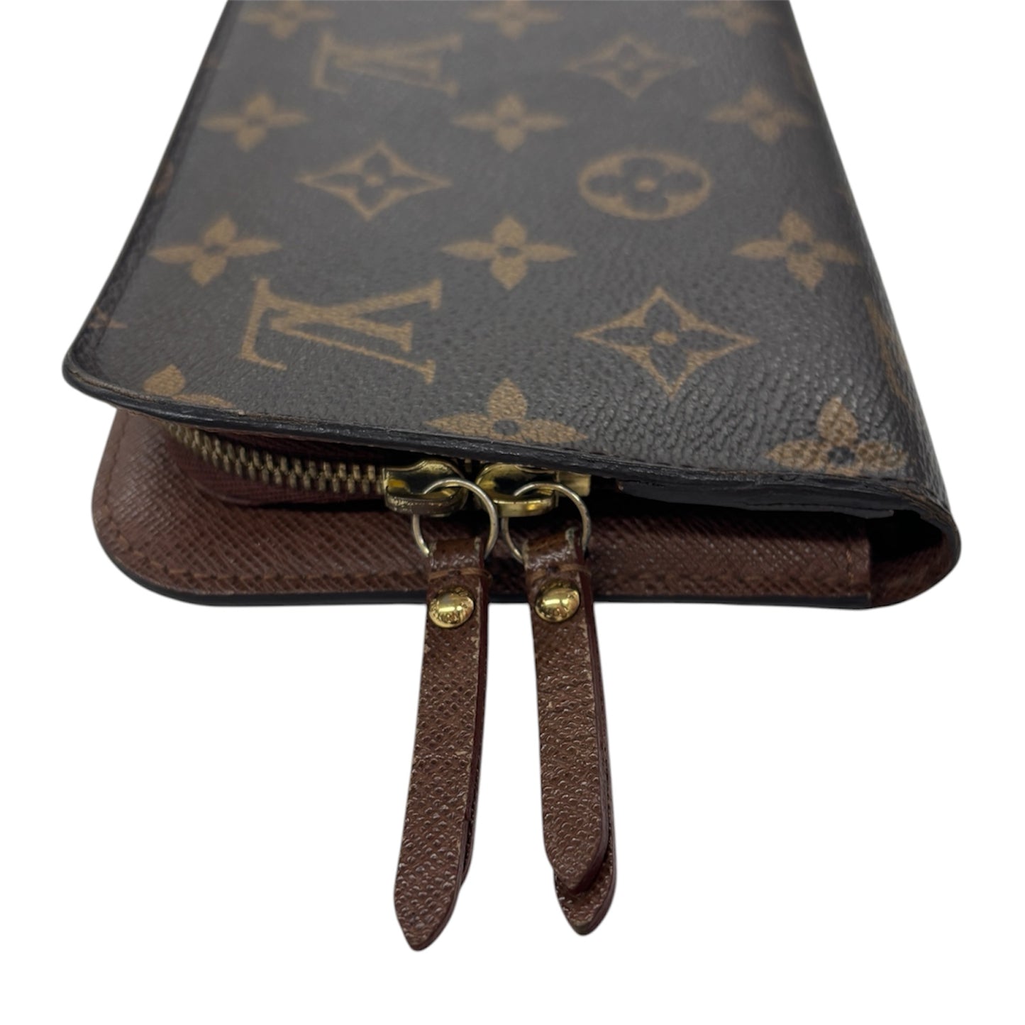 LOUIS VUITTON Long Wallet Monogram M60042 Brown Damage