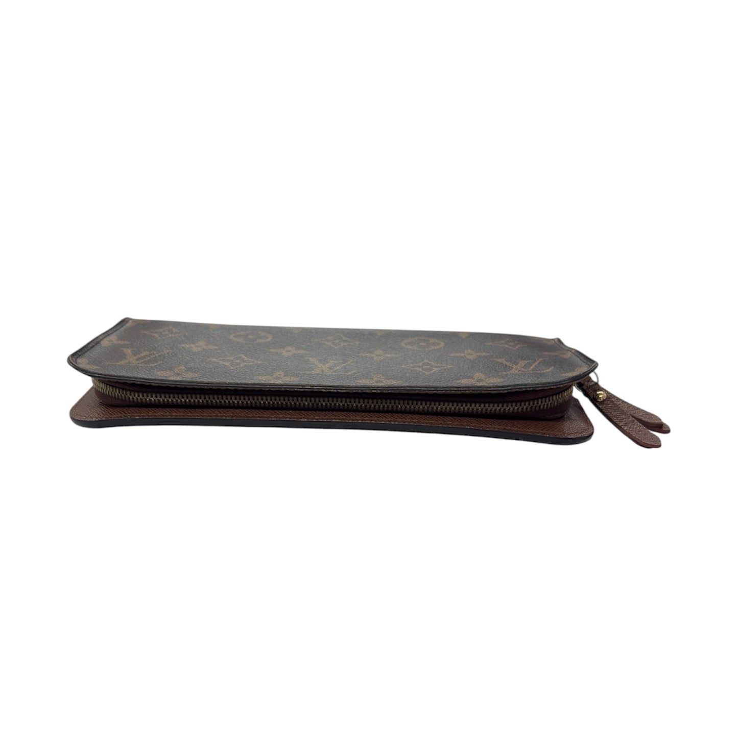 LOUIS VUITTON Long Wallet Monogram M60042 Brown Damage