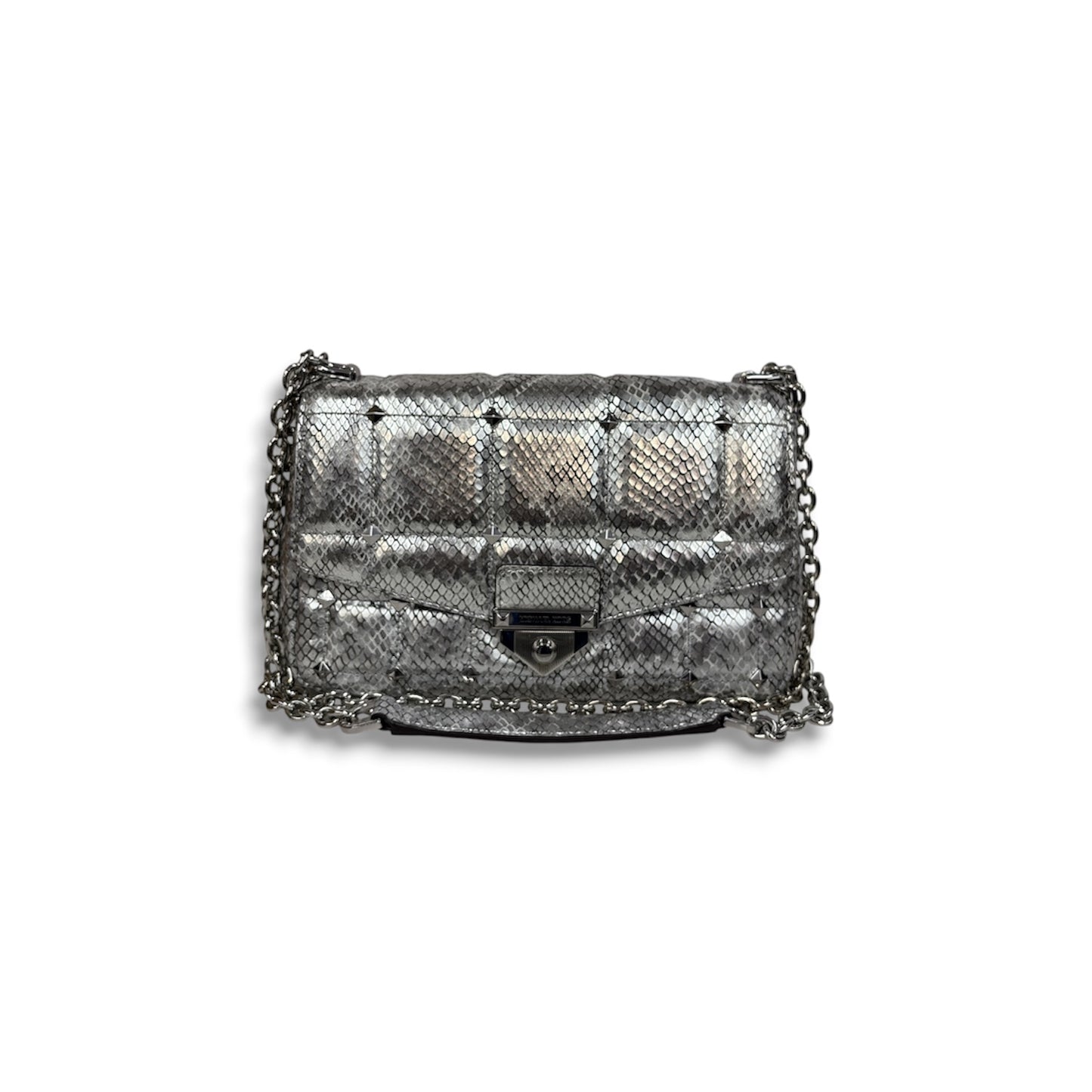 MICHAEL KORS Shoulder Bag 30H1S1SL3M Silver Rank (B)