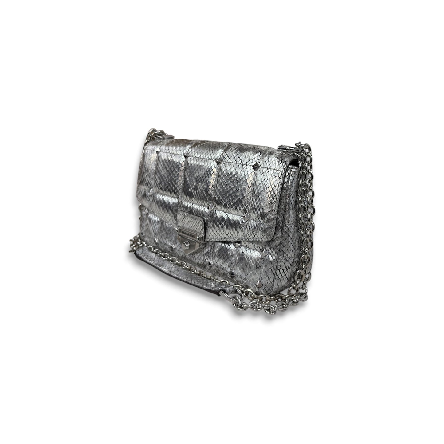 MICHAEL KORS Shoulder Bag 30H1S1SL3M Silver Rank (B)