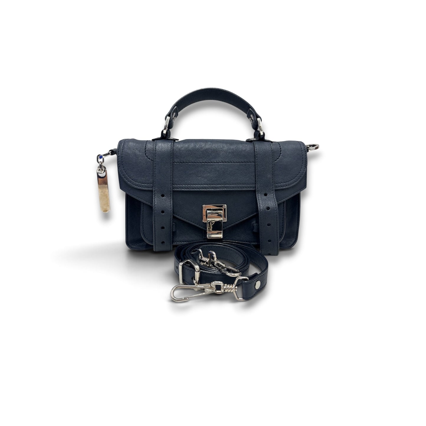 PROENZA SCHOULER 2WAY BAG RANK (B) NAVY STAIN/SCRATCH H00091 L001P 5006