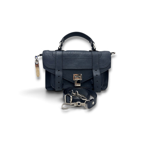 PROENZA SCHOULER 2WAY BAG RANK (B) NAVY STAIN/SCRATCH H00091 L001P 5006
