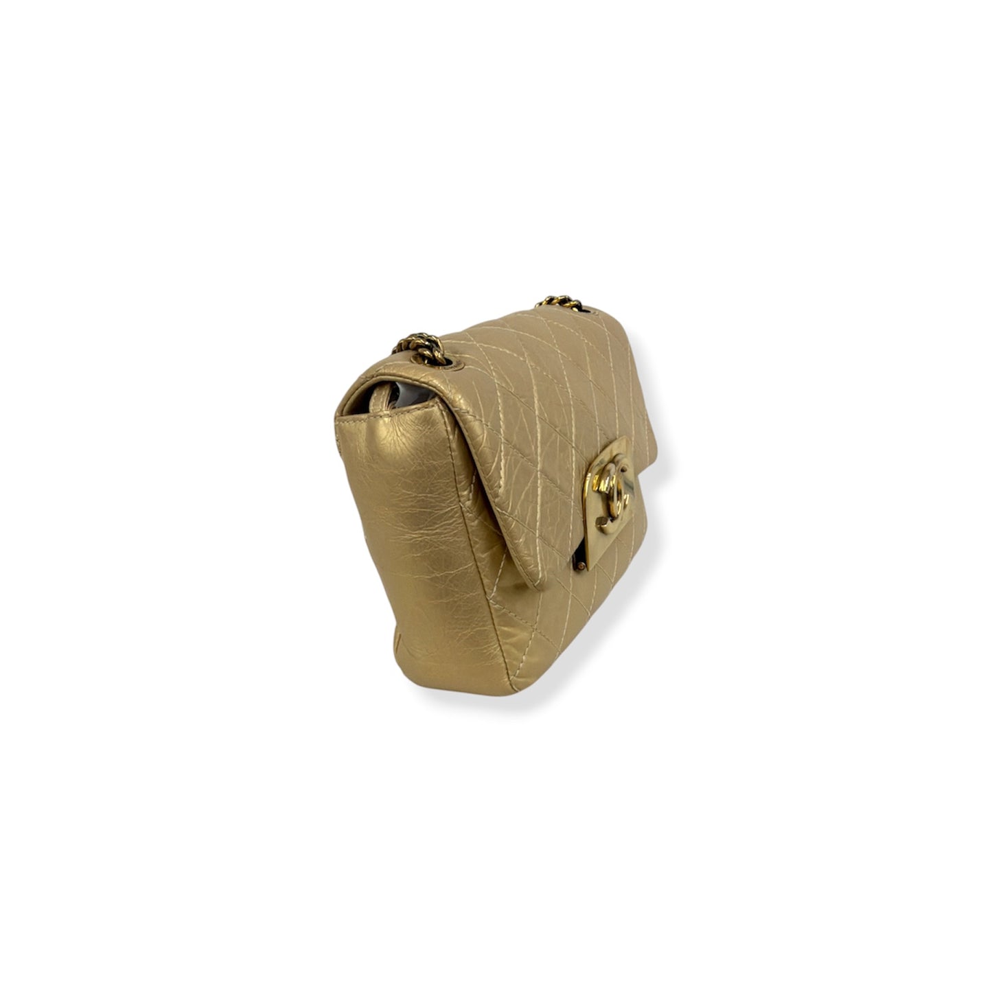 CHANEL Shoulder Bag Gold 17228530 Matelasse Chain Rank(B)