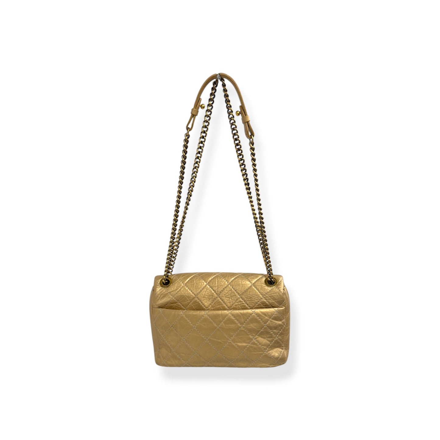 CHANEL Shoulder Bag Gold 17228530 Matelasse Chain Rank(B)
