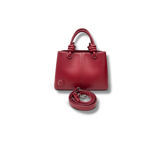 GARMENTI 2WAY BAG RED CHERRY CARRY ALL COLLECTION RANK (AB)