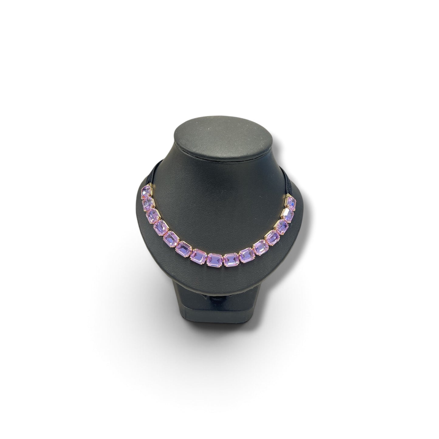 SWAROVSKI NECKLACE GOLD / PURPLE 5720486 (RANK A)