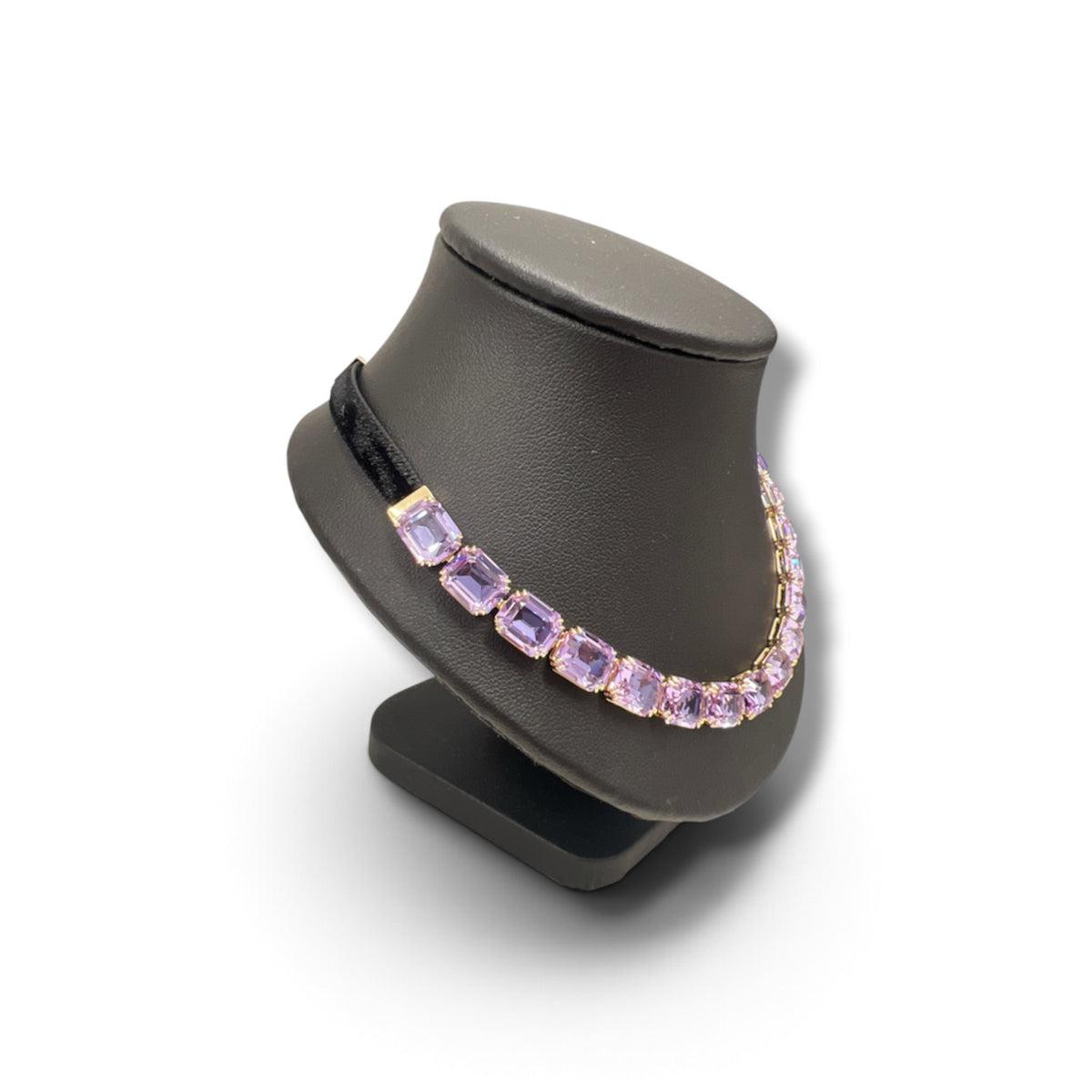SWAROVSKI NECKLACE GOLD / PURPLE 5720486 (RANK A)