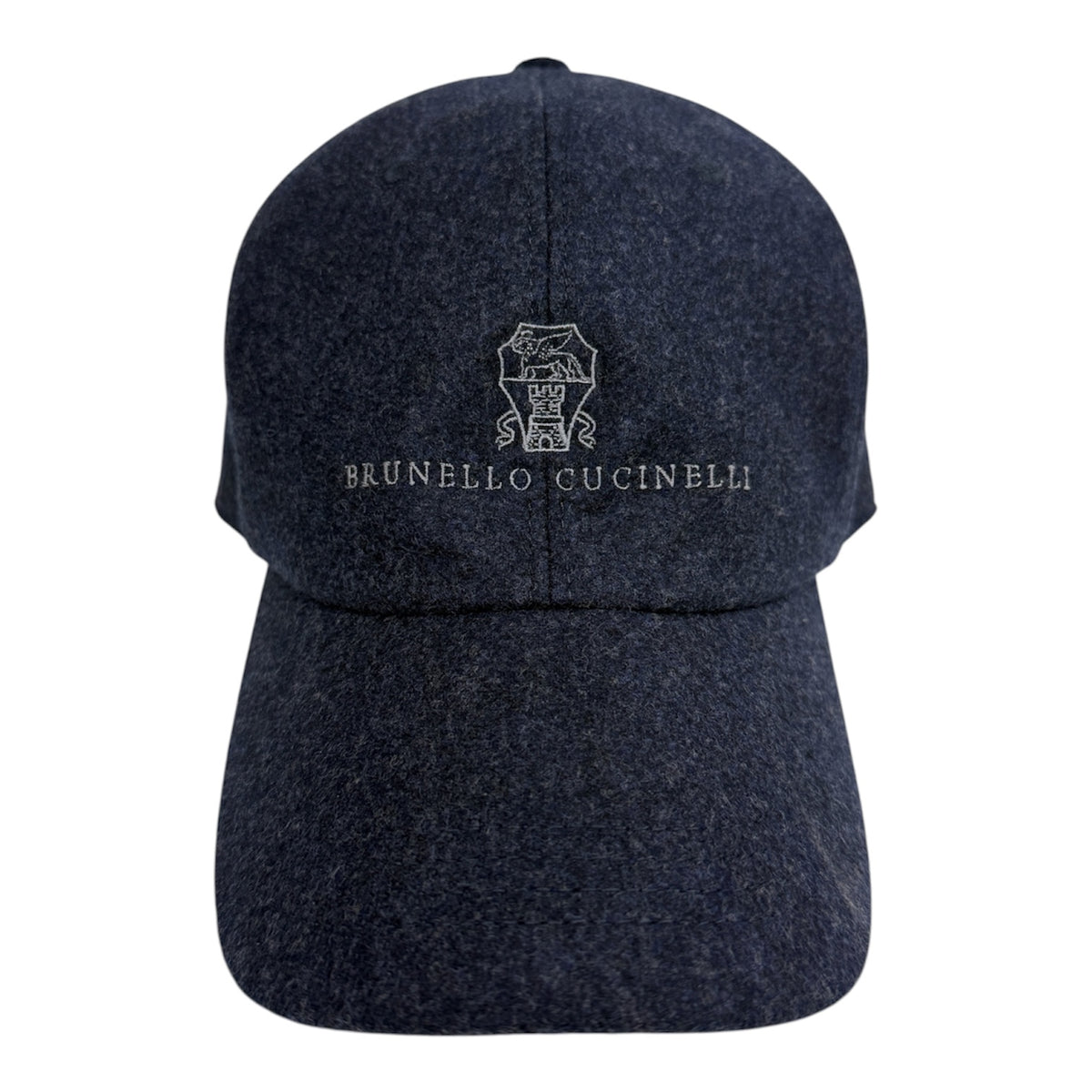 BRUNELLO CUCINELLI Cap M038P9850 Navy Rank (B)