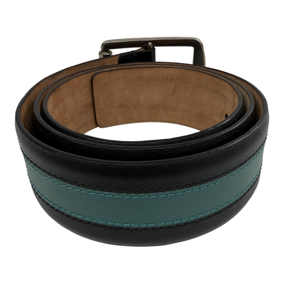Gucci Belt Black/Sky Blue 295331 Rank (B)