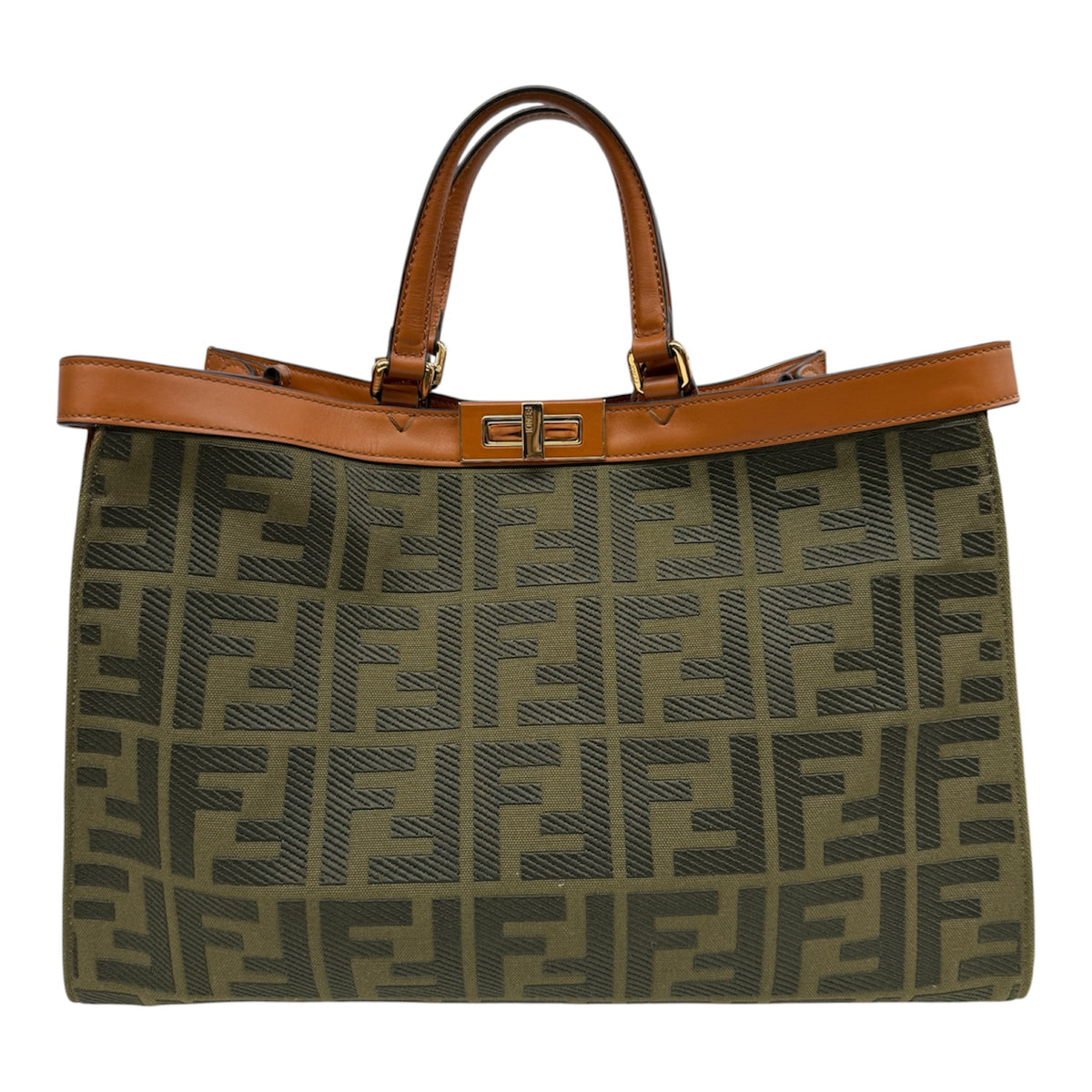 FENDI 2WAY BAG 8BH374-A9P6-209-3262 Olive Rank (A)