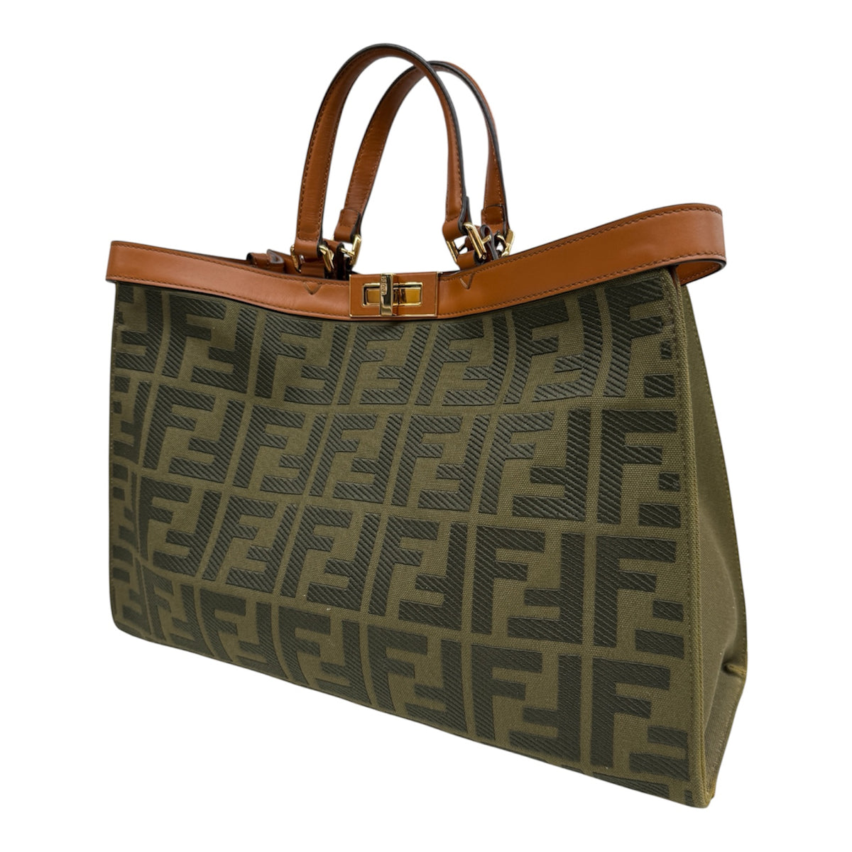 FENDI 2WAY BAG 8BH374-A9P6-209-3262 Olive Rank (A)