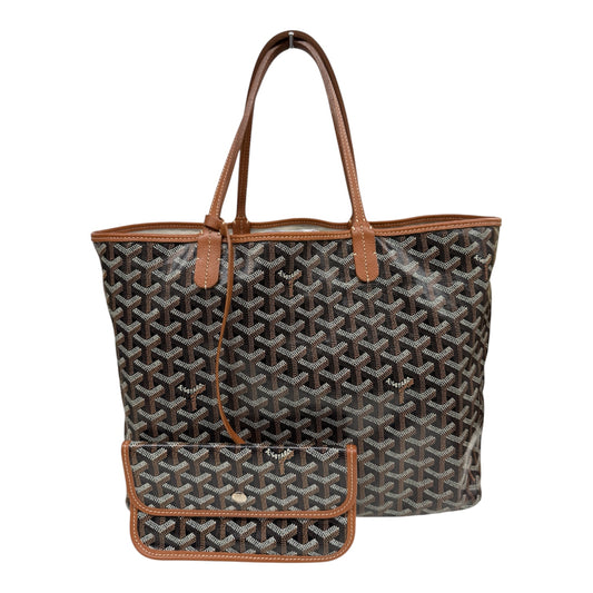 GOYARD SAINT LOUIS PM TOTE BAG RANK(B) BROWN