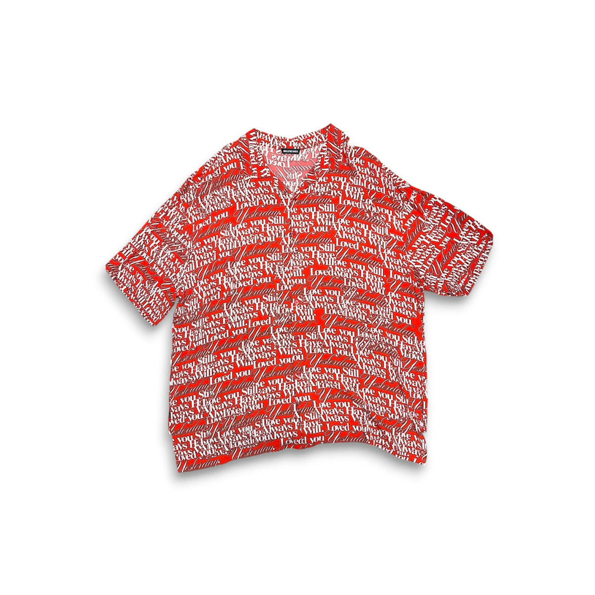 BALENCIAGA Shirt 42 Mens Red 571440 Rank (B)