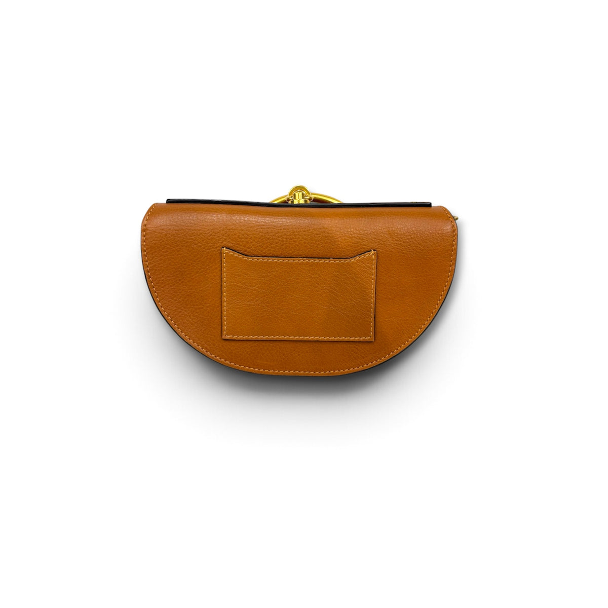 CHLOE HANDBAG BROWN 03-18-60-65 MINICALFAKIN NILE BRACELETSATCHEL RANK (B)