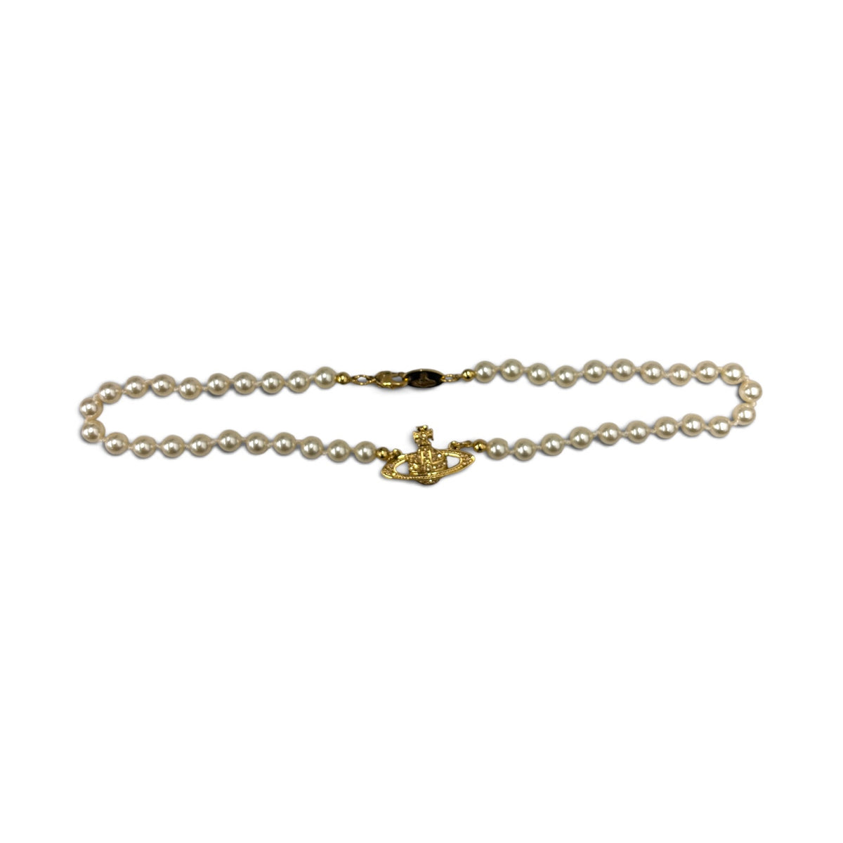 Vivienne Westwood Necklace Gold mini bas relief pear Rank (A)