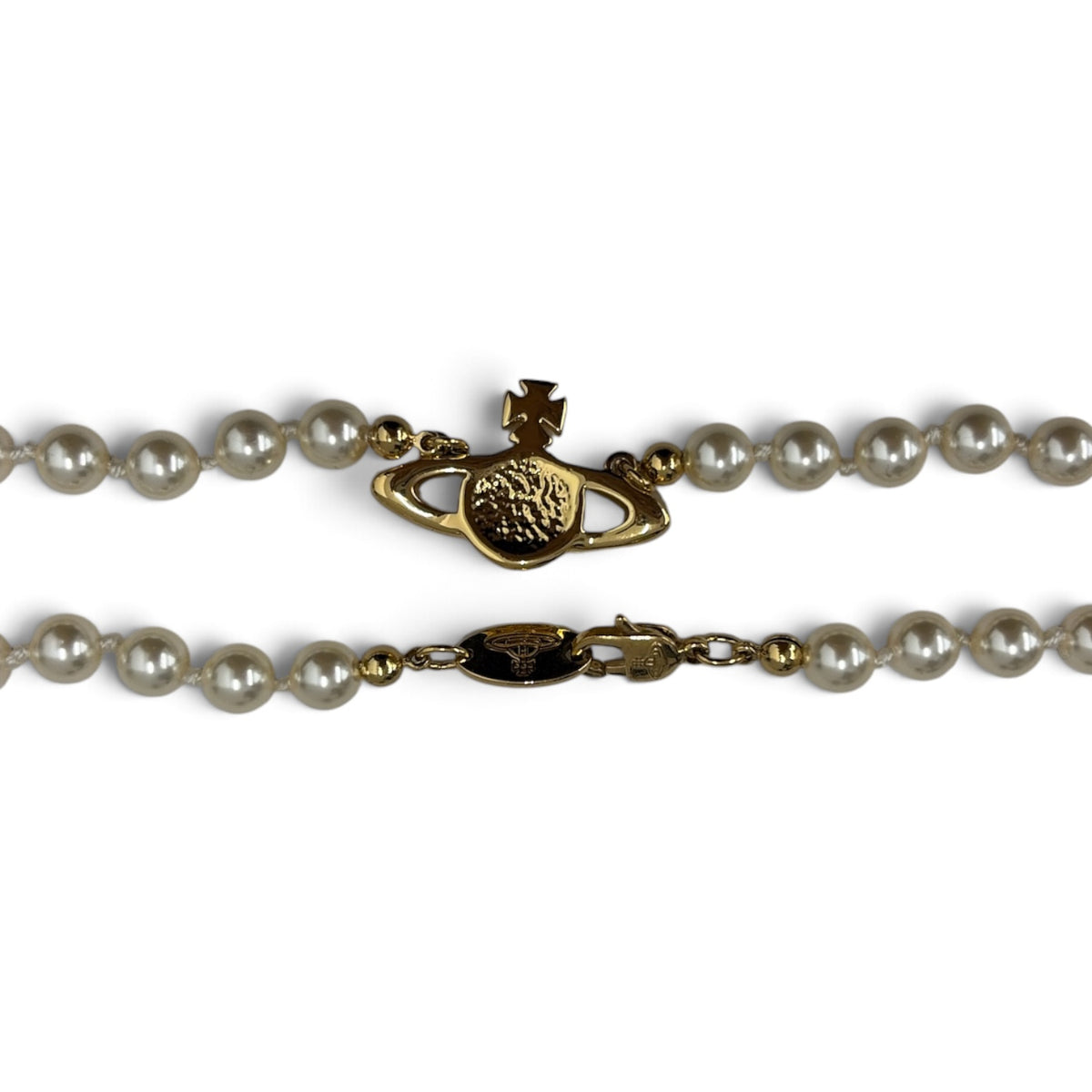 Vivienne Westwood Necklace Gold mini bas relief pear Rank (A)