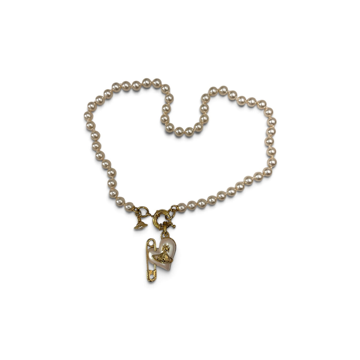 Vivienne Wastwood Necklace Gold Orietta Rank (B)
