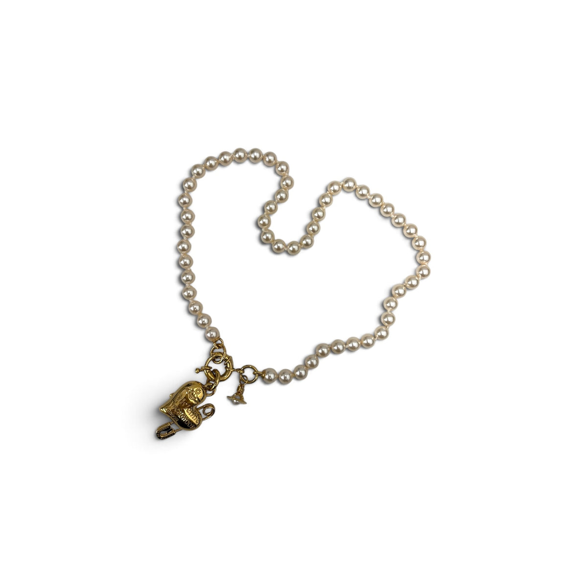 Vivienne Wastwood Necklace Gold Orietta Rank (B)