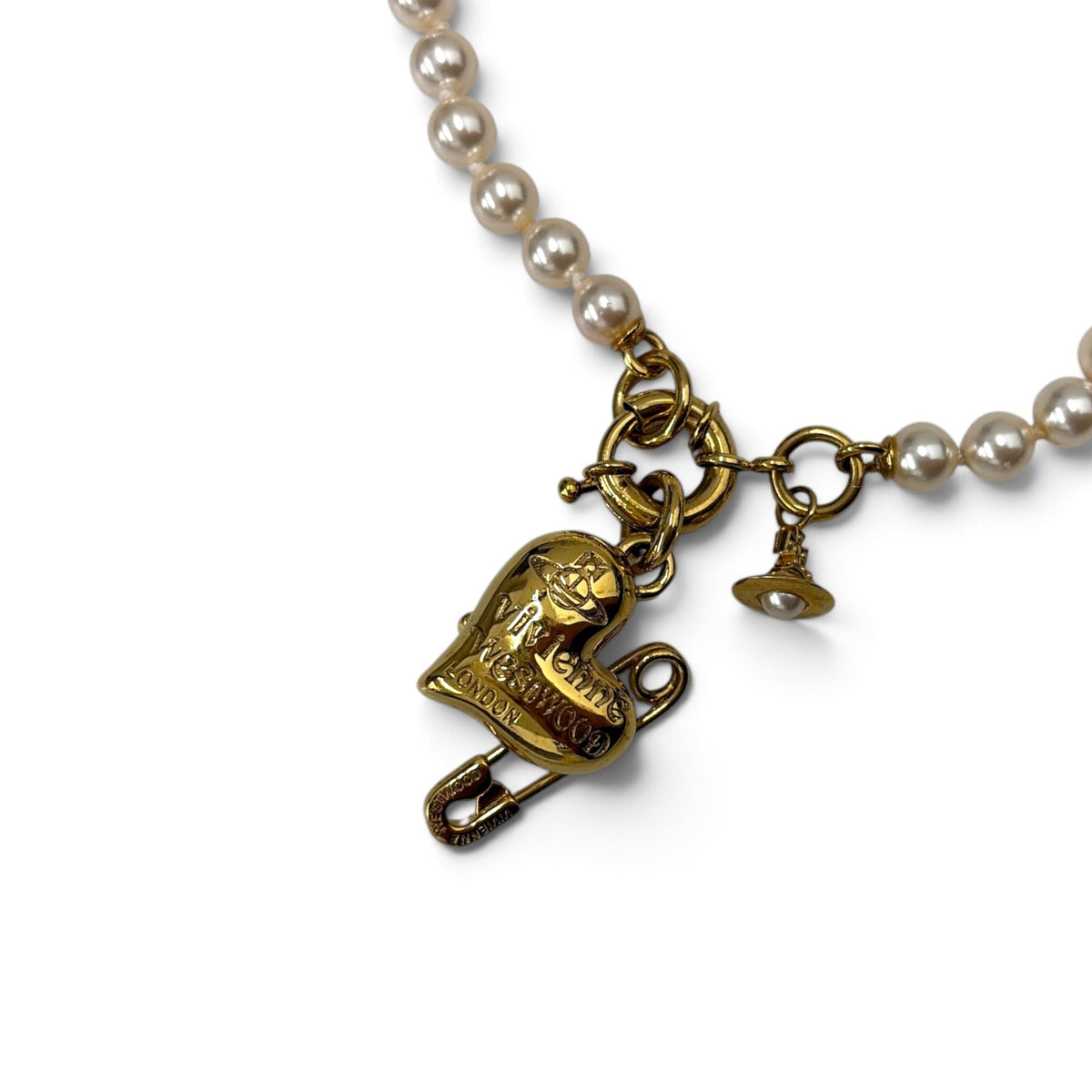 Vivienne Wastwood Necklace Gold Orietta Rank (B)