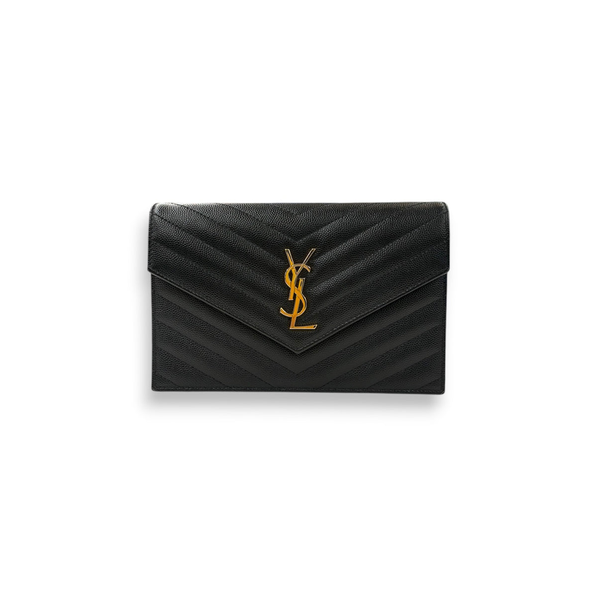 Saint Laurent Paris Chain Wallet Black 0521 GNC393953 Rank (A)