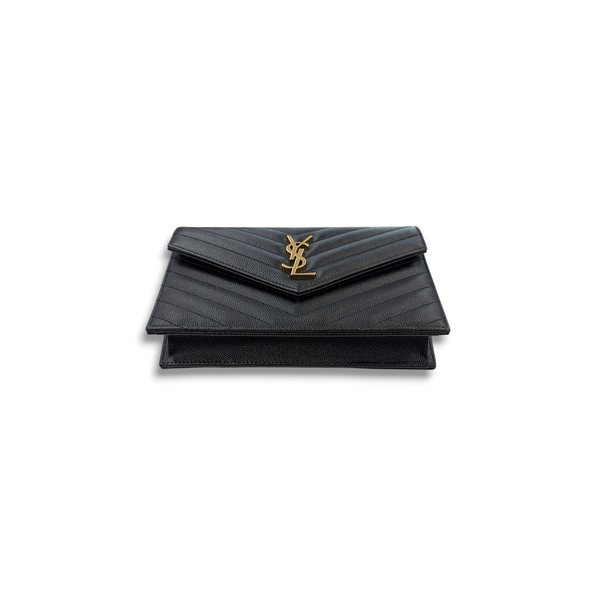 Saint Laurent Paris Chain Wallet Black 0521 GNC393953 Rank (A)