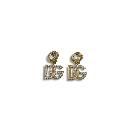 DOLCE & GABBABA Earring Gold WEN6L1W1111 *Damage* Rank (B)