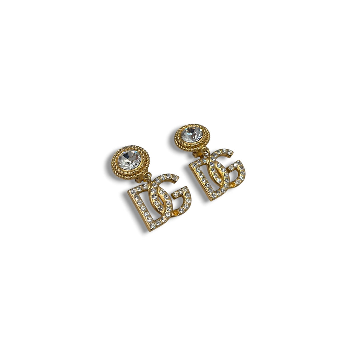 DOLCE & GABBABA Earring Gold WEN6L1W1111 *Damage* Rank (B)