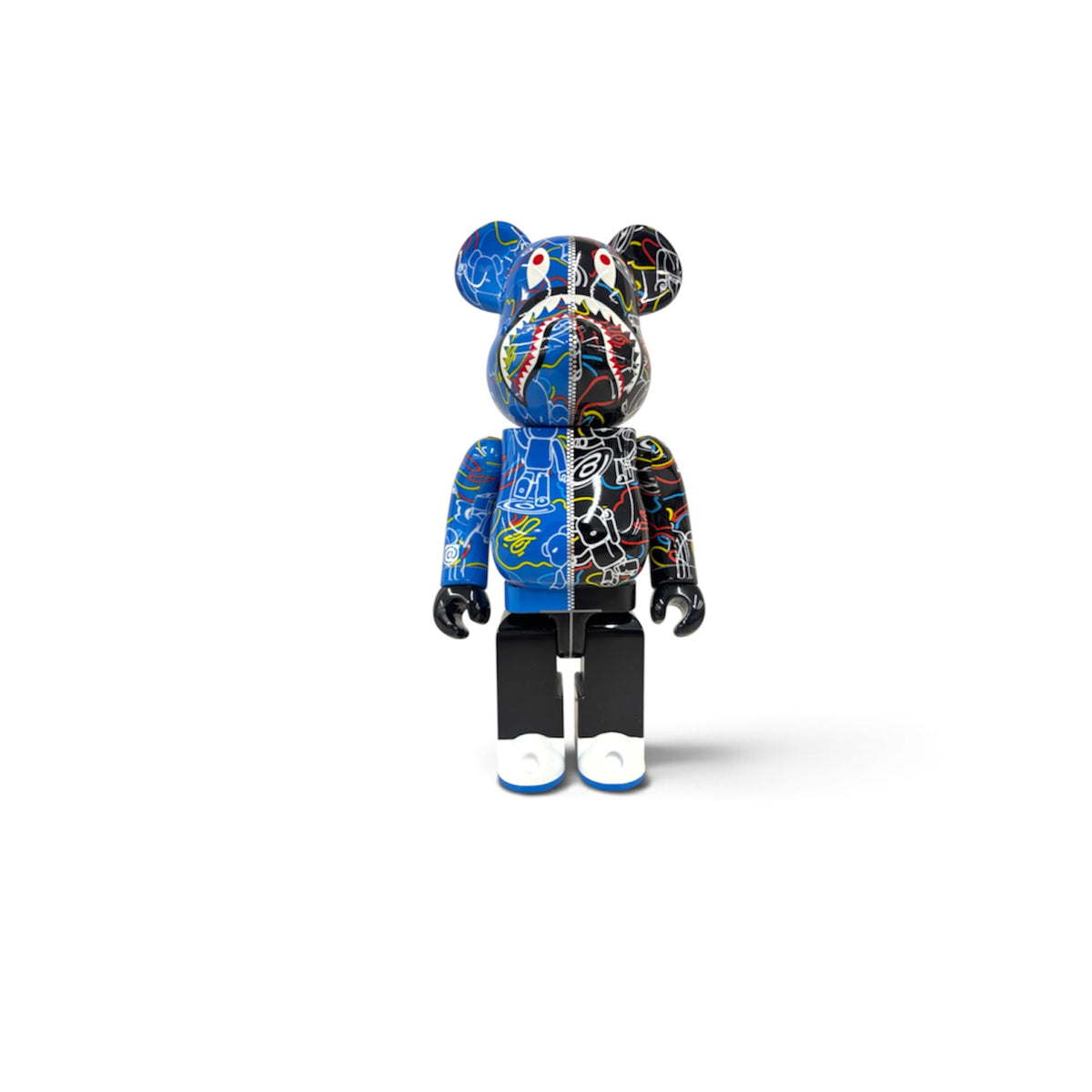 FIGURE BE@RBRICK X ABATHING APE CAMO SHARK UNUSED ITEM 400%