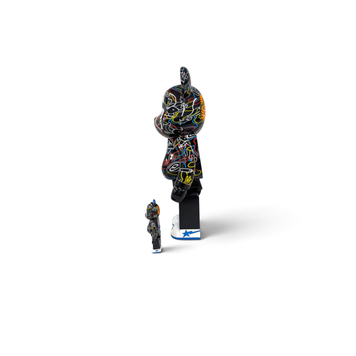 FIGURE BE@RBRICK X ABATHING APE CAMO SHARK UNUSED ITEM 400%