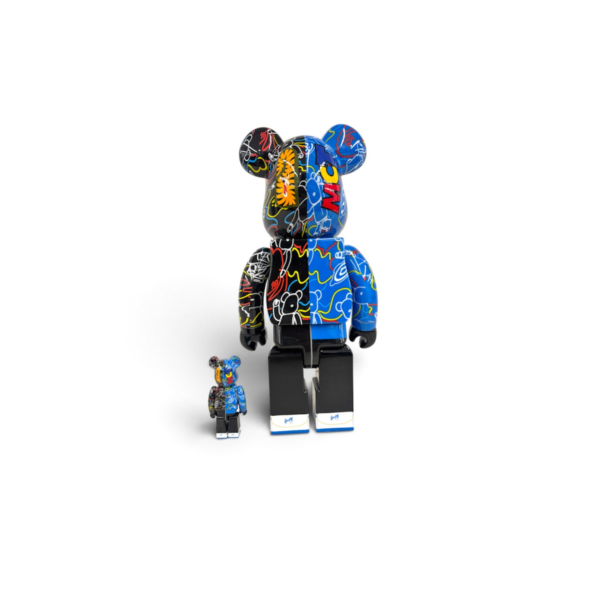 FIGURE BE@RBRICK X ABATHING APE CAMO SHARK UNUSED ITEM 400%