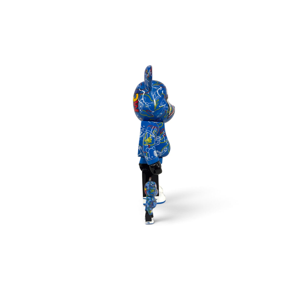 FIGURE BE@RBRICK X ABATHING APE CAMO SHARK UNUSED ITEM 400%