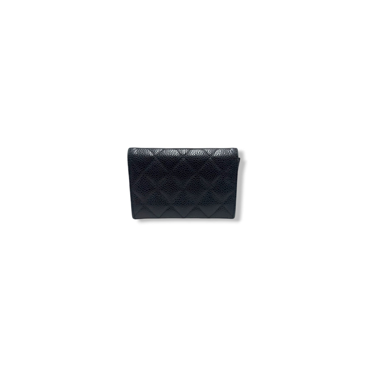 CHANEL WALLET AP0214 17531900 BLACK SCRATCH RANK (B)