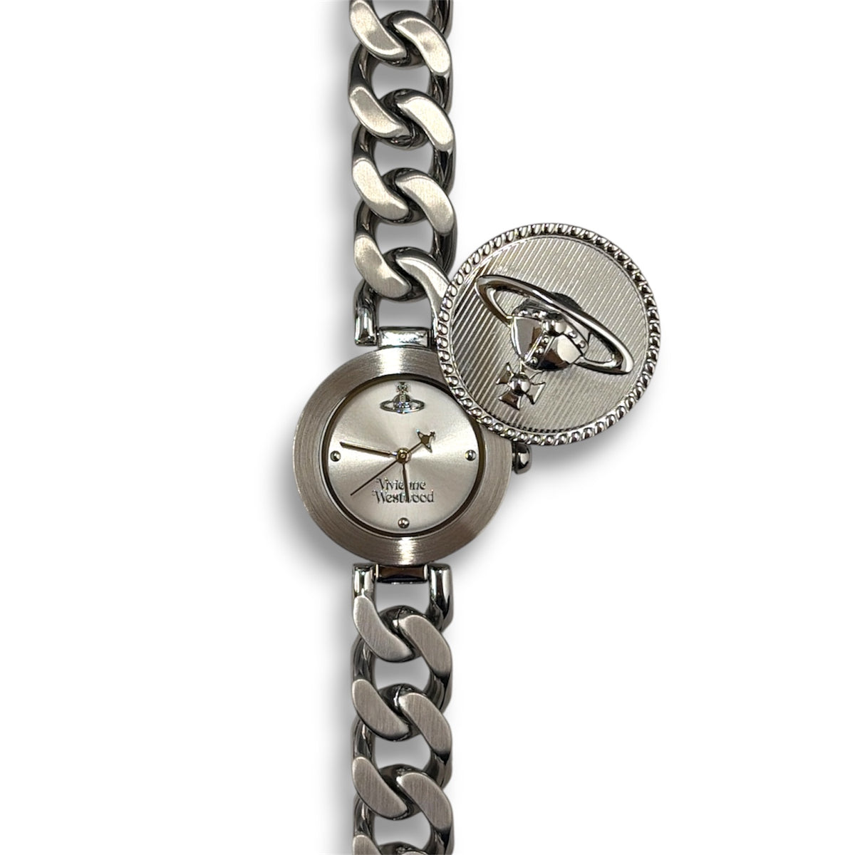 Vivienne Westwood Wrist Watch ORB BUTTON With Box Rank (A)
