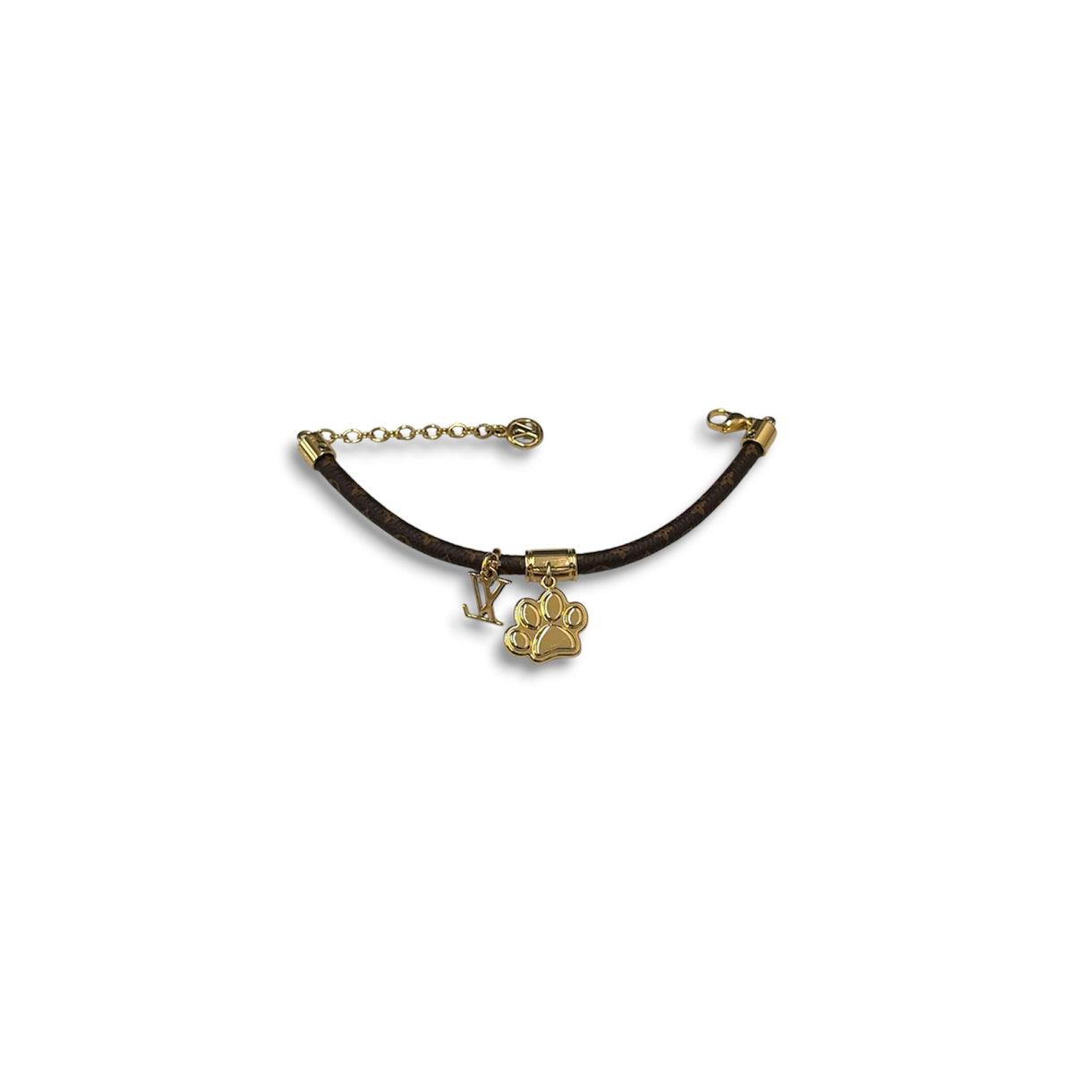 LOUIS VUITTON Bracelet Brown M4949Z Rank (A)