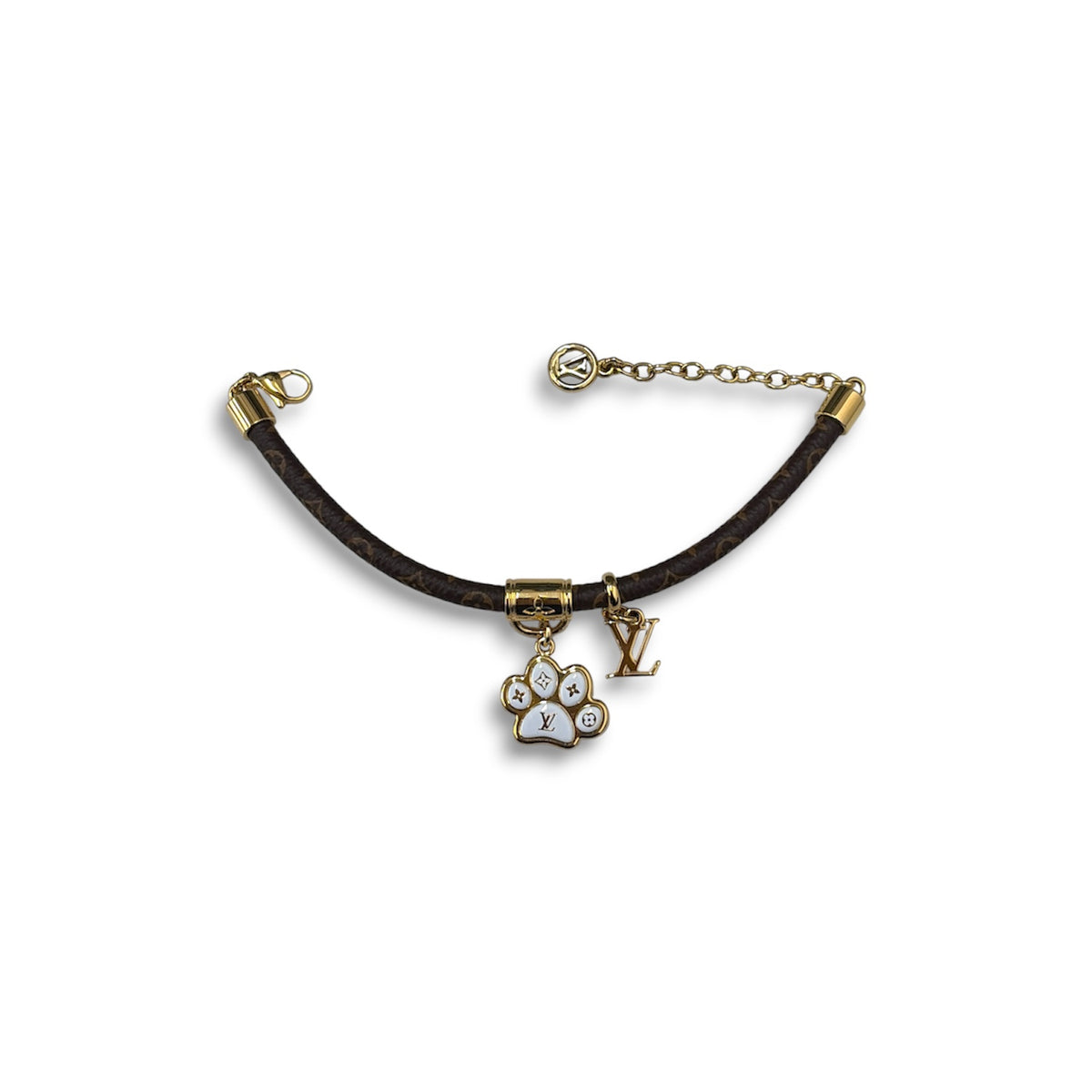 LOUIS VUITTON Bracelet Brown M4949Z Rank (A)
